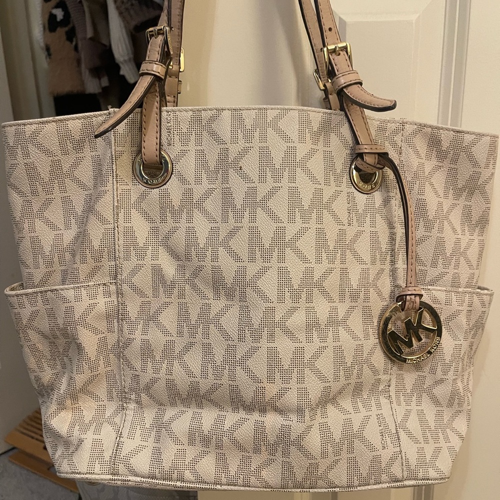 Michael Kors large monogram tote